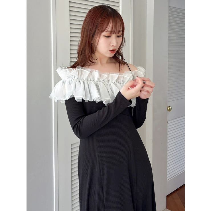 クロスフリルカットワンピース | dazzlin | 詳細画像32 