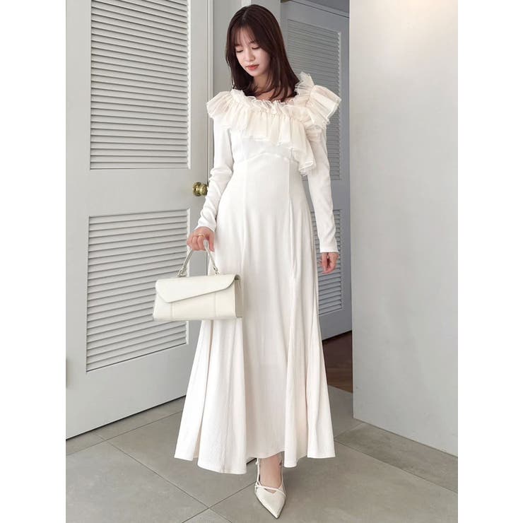 クロスフリルカットワンピース | dazzlin | 詳細画像8 