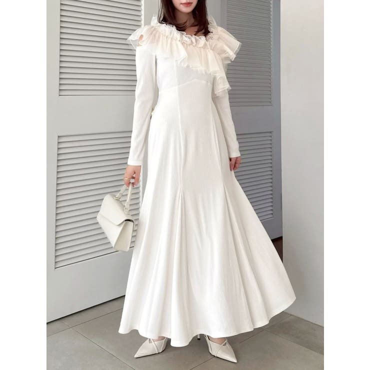 クロスフリルカットワンピース | dazzlin | 詳細画像9 