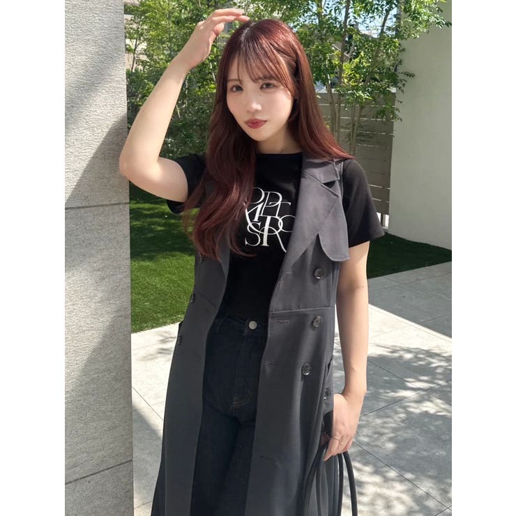 【WEB限定カラーあり】トレンチディティールジレワンピース | dazzlin | 詳細画像35 