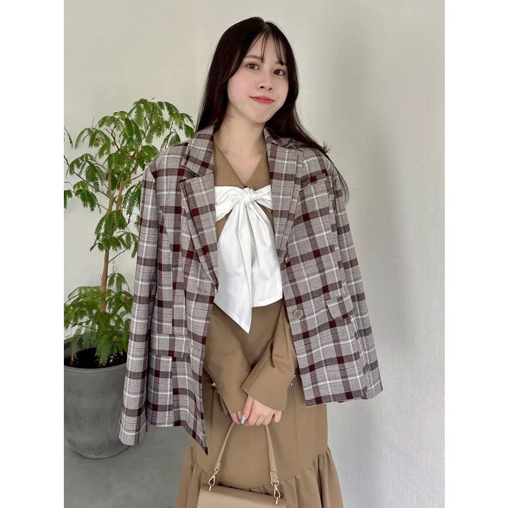 バルーンチェックワンピース | dazzlin | 詳細画像12 