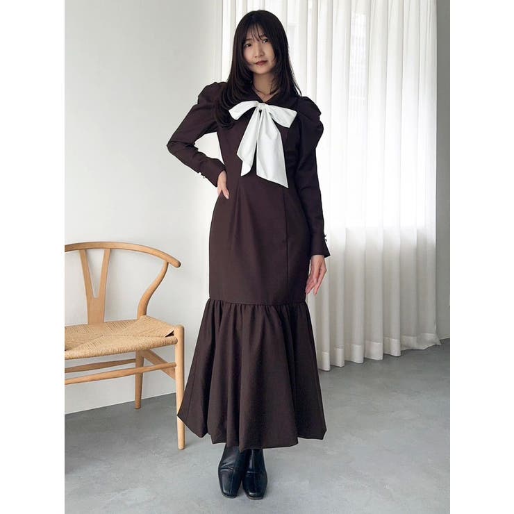 バルーンチェックワンピース | dazzlin | 詳細画像15 