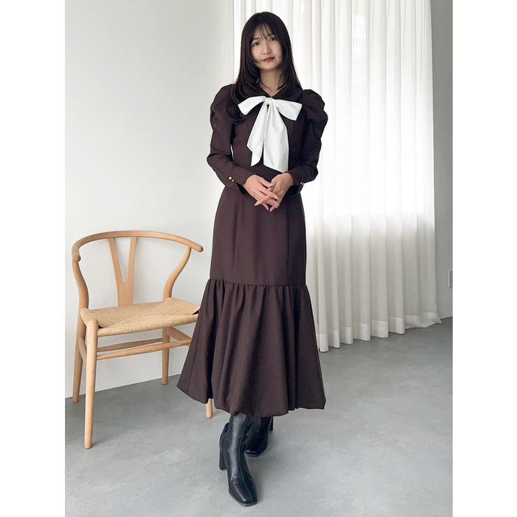 バルーンチェックワンピース | dazzlin | 詳細画像16 