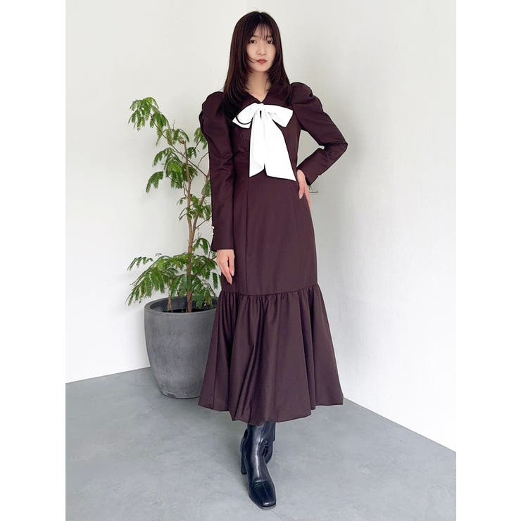 バルーンチェックワンピース | dazzlin | 詳細画像17 