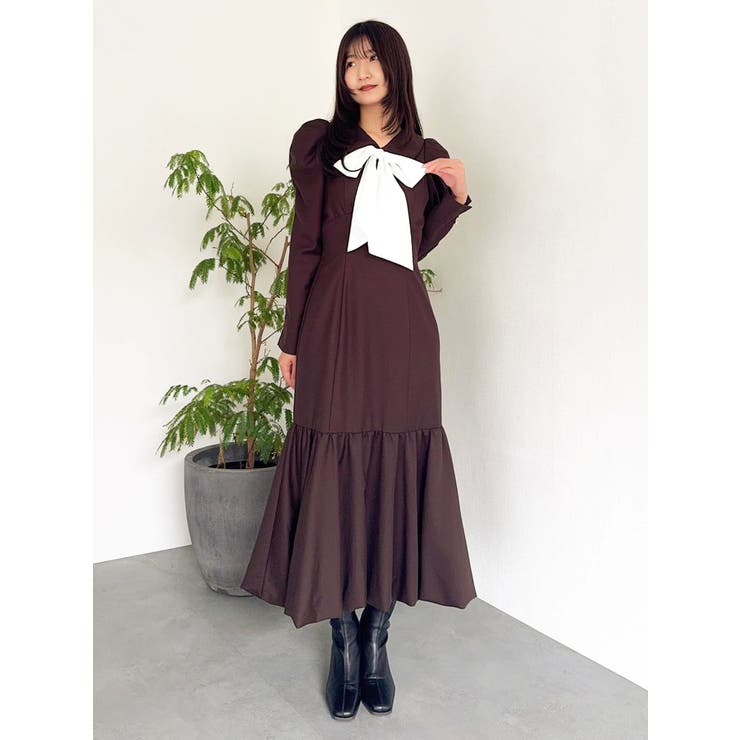 バルーンチェックワンピース | dazzlin | 詳細画像18 