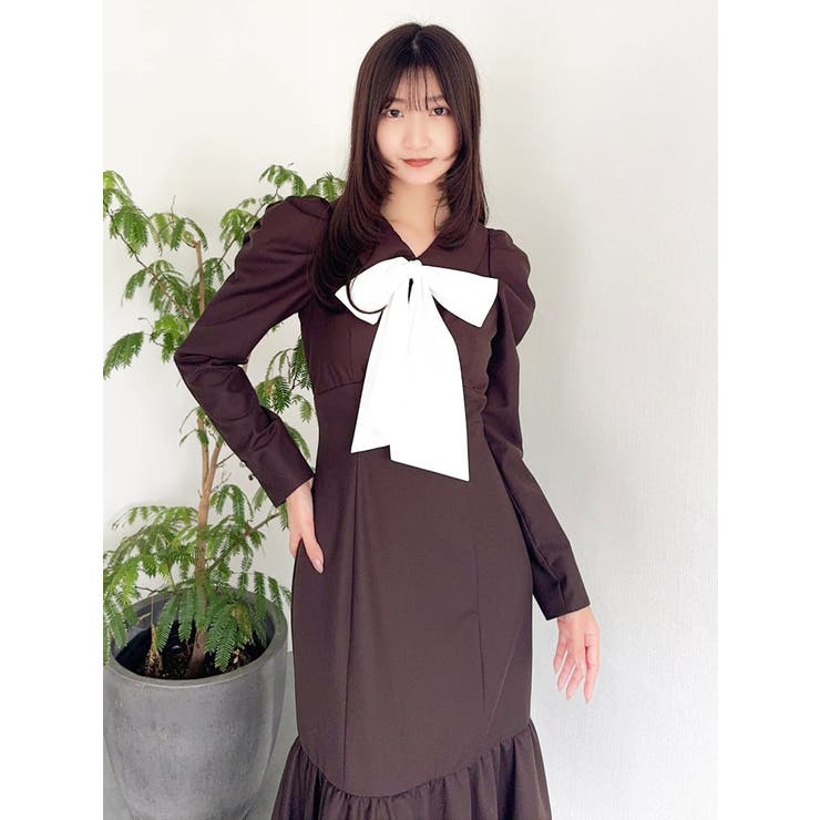 バルーンチェックワンピース | dazzlin | 詳細画像22 