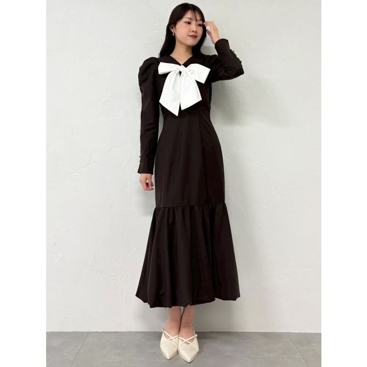 バルーンチェックワンピース | dazzlin | 詳細画像30 