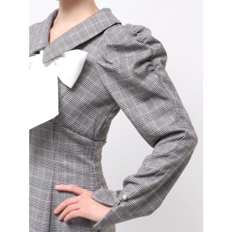 バルーンチェックワンピース | dazzlin | 詳細画像40 