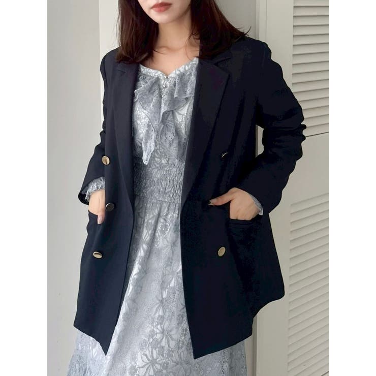 バックリボンレースフリルワンピース | dazzlin | 詳細画像15 