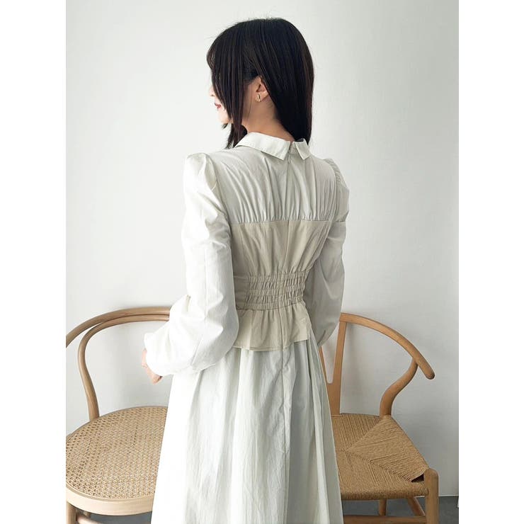 ギャザーシャツボリュームワンピース | dazzlin | 詳細画像19
