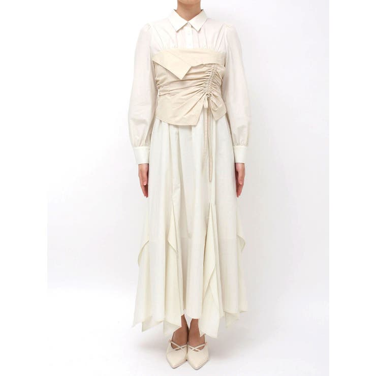 ギャザーシャツボリュームワンピース | dazzlin | 詳細画像21