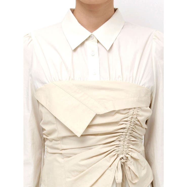 ギャザーシャツボリュームワンピース | dazzlin | 詳細画像24