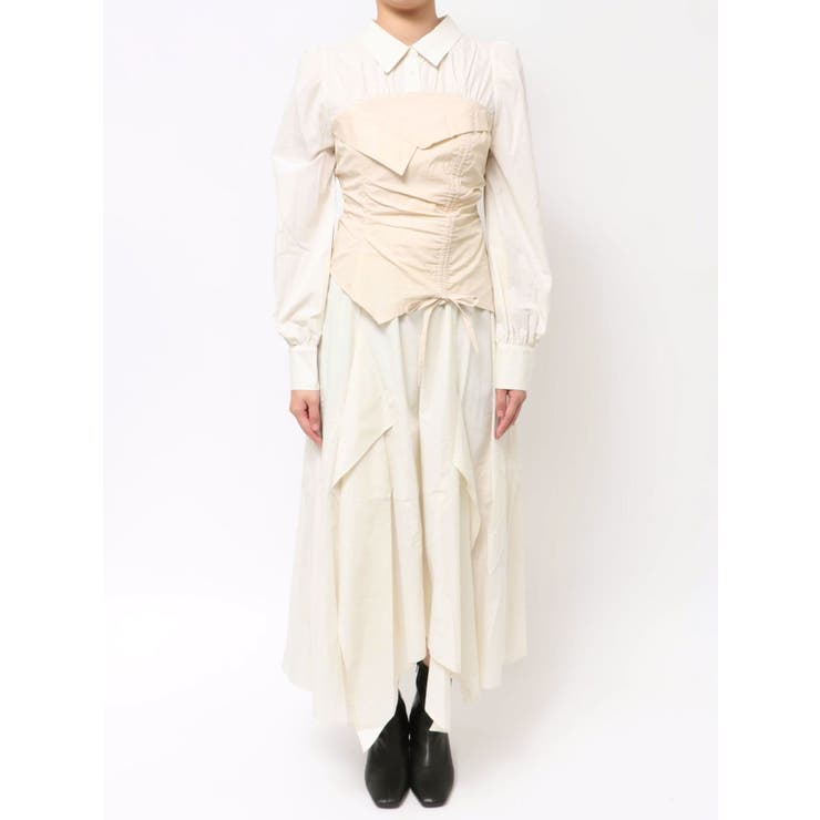 ギャザーシャツボリュームワンピース | dazzlin | 詳細画像28