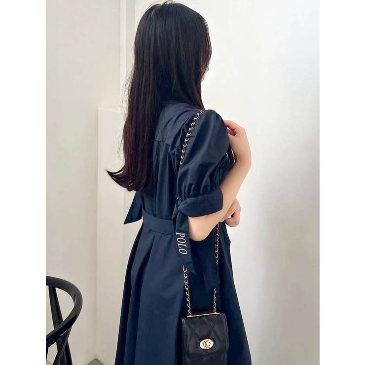 【POLO BCSコラボ/20周年記念復刻！】ヘムレイヤードシャツワンピース | dazzlin | 詳細画像22 