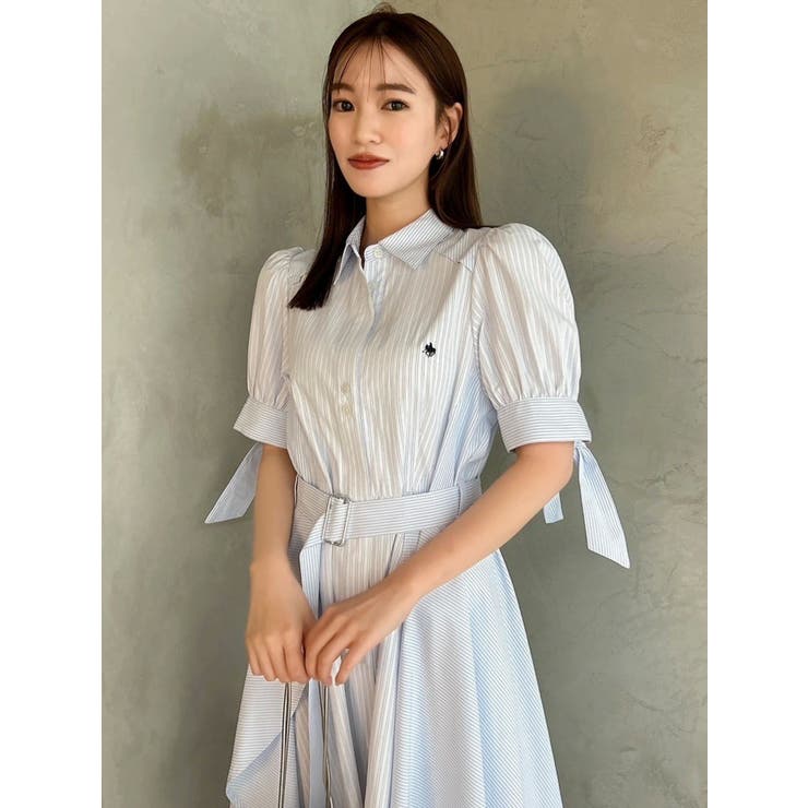 【POLO BCSコラボ/20周年記念復刻！】ヘムレイヤードシャツワンピース | dazzlin | 詳細画像26 