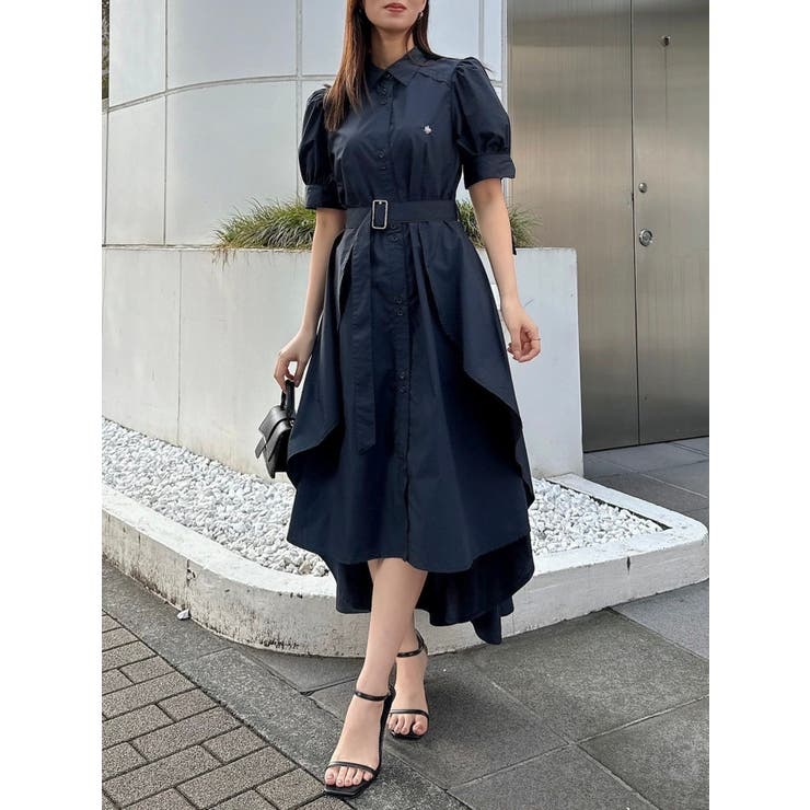 【POLO BCSコラボ/20周年記念復刻！】ヘムレイヤードシャツワンピース | dazzlin | 詳細画像33 