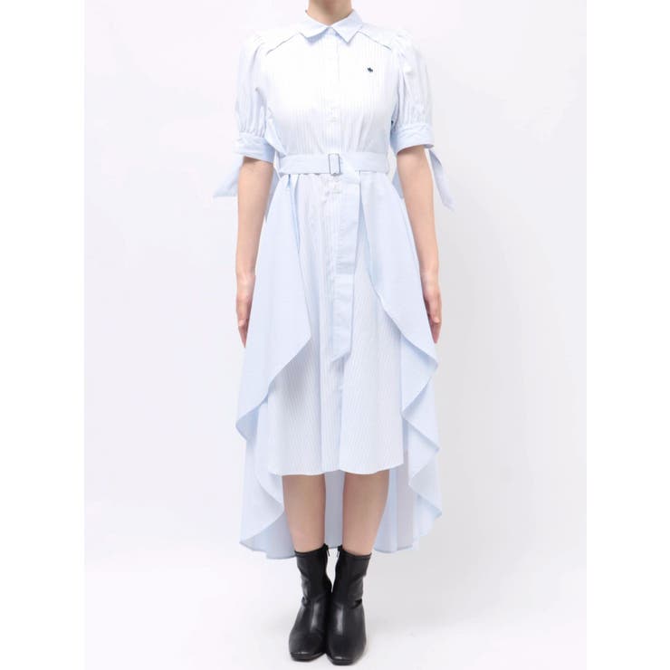 【POLO BCSコラボ/20周年記念復刻！】ヘムレイヤードシャツワンピース | dazzlin | 詳細画像36 