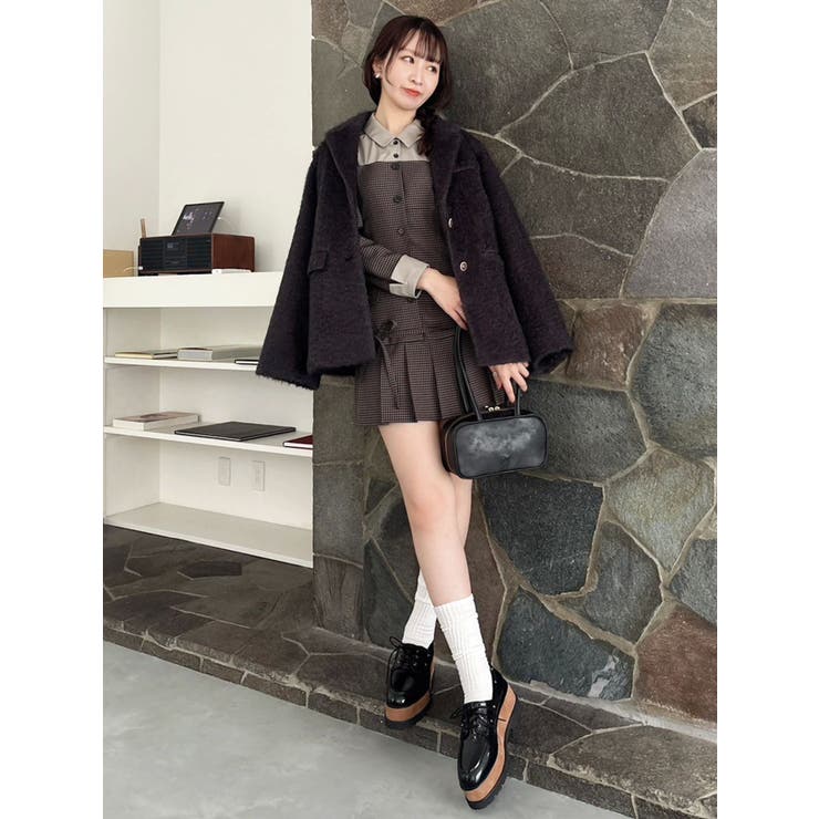 スソプリーツジャケットミニワンピース | dazzlin | 詳細画像18 