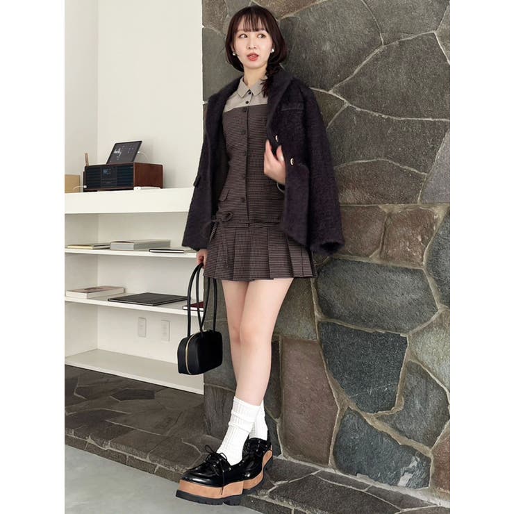 スソプリーツジャケットミニワンピース | dazzlin | 詳細画像19 