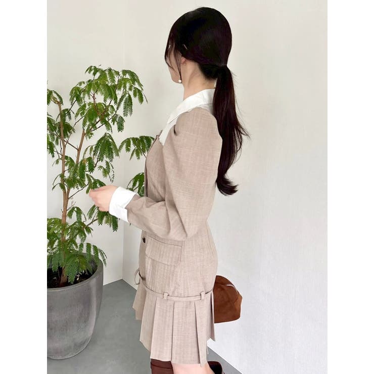 スソプリーツジャケットミニワンピース | dazzlin | 詳細画像23 