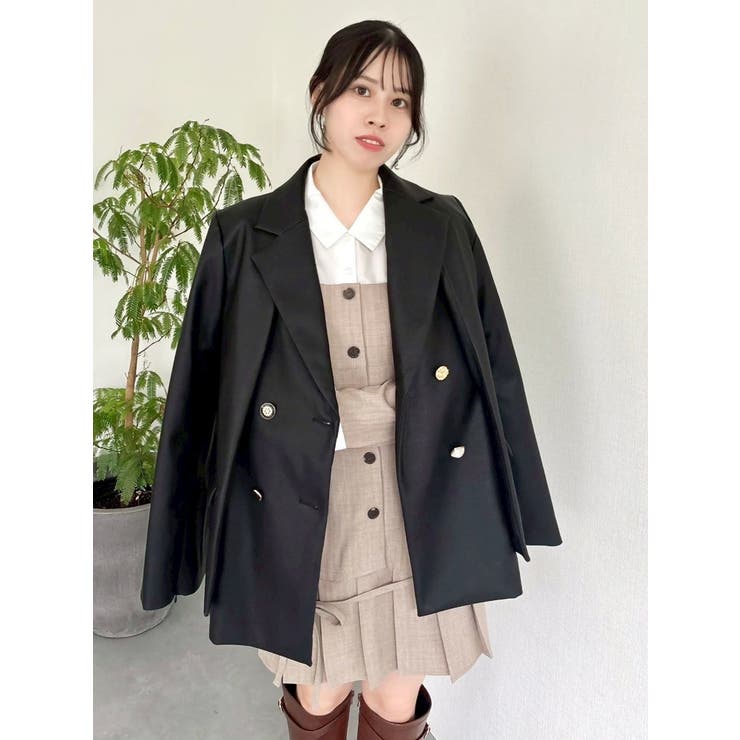 スソプリーツジャケットミニワンピース | dazzlin | 詳細画像26 