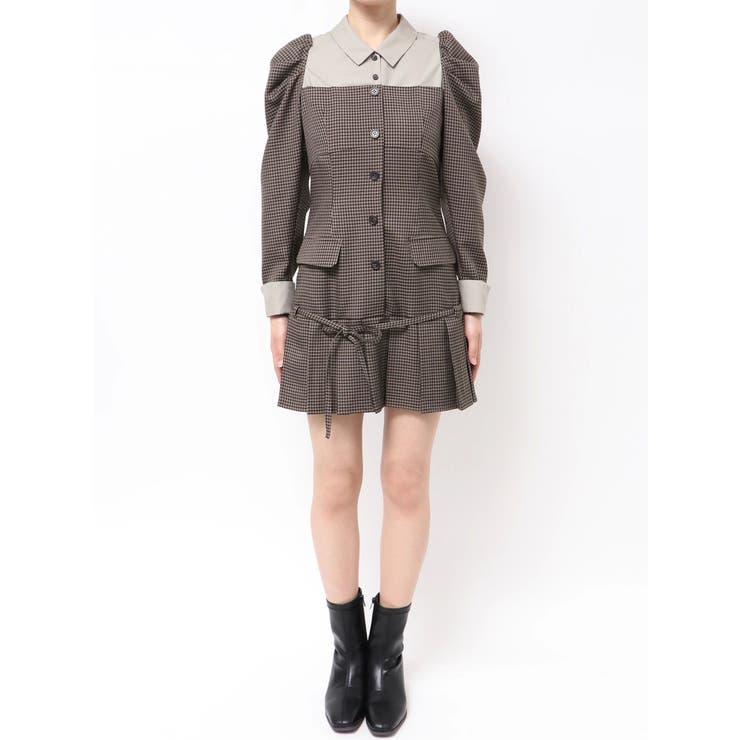 スソプリーツジャケットミニワンピース | dazzlin | 詳細画像35 