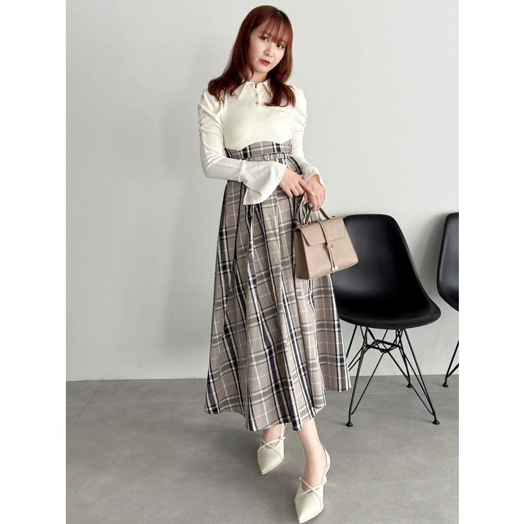 シャツカラーコルセットタックワンピース | dazzlin | 詳細画像26 