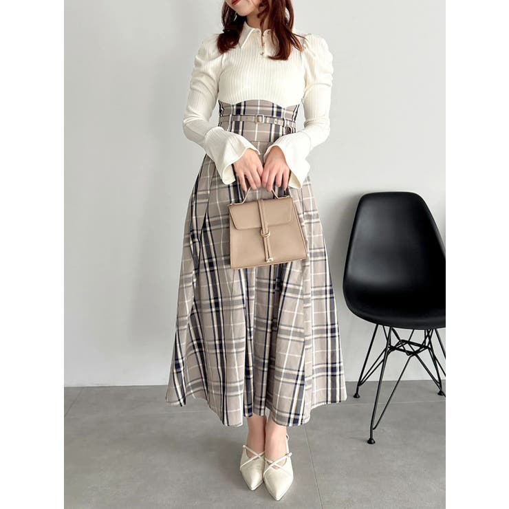 シャツカラーコルセットタックワンピース | dazzlin | 詳細画像31 