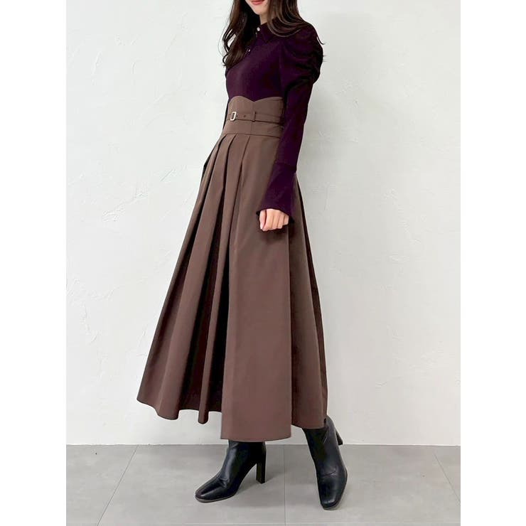 シャツカラーコルセットタックワンピース | dazzlin | 詳細画像44 