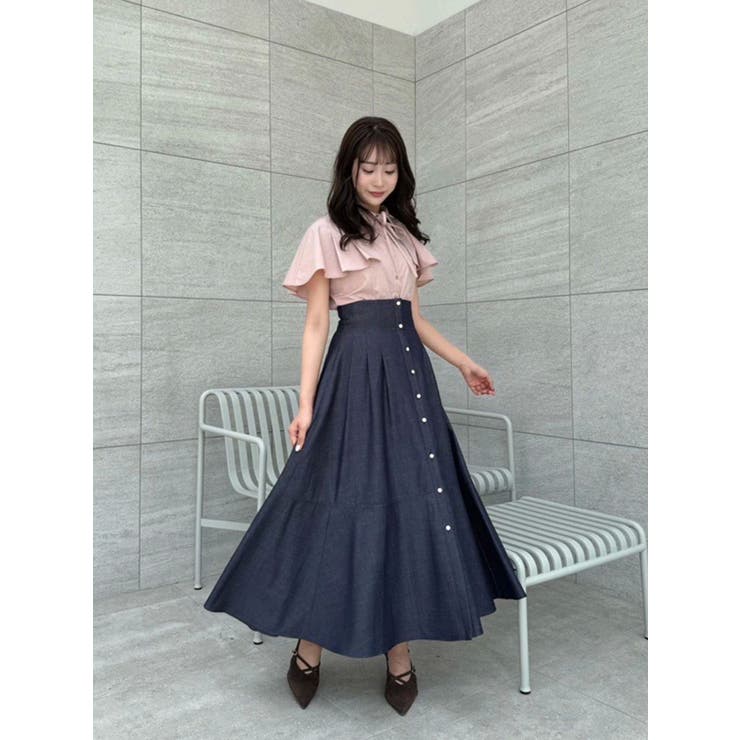 2WAYケープリボンブラウス | dazzlin | 詳細画像17 