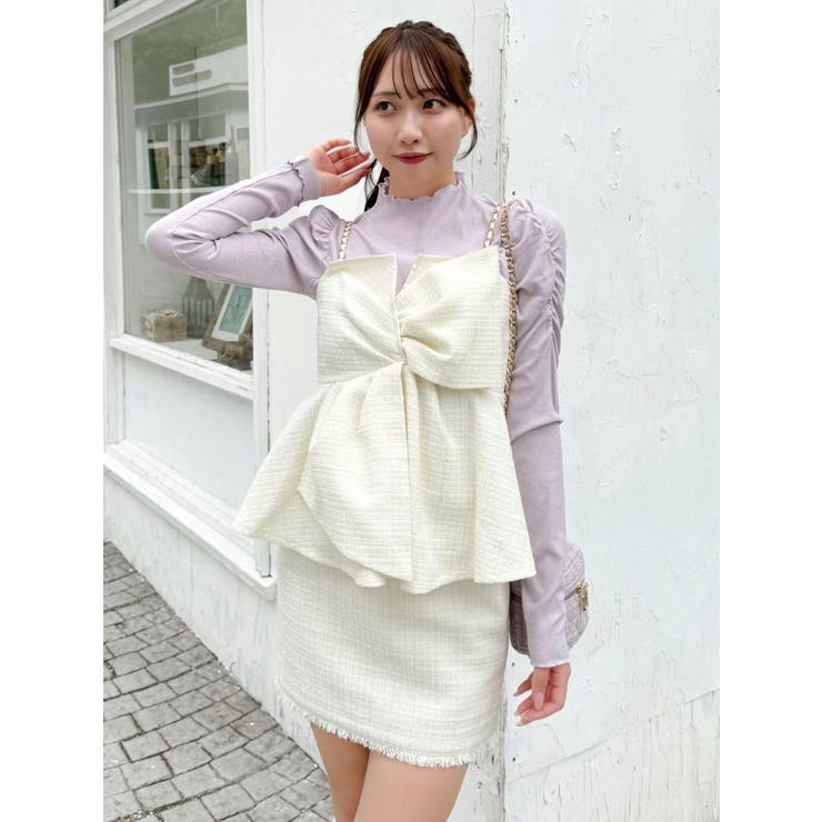 ツイードツイストビスチェ | dazzlin | 詳細画像21 