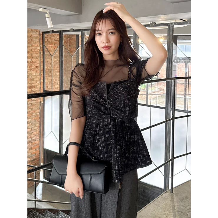 ツイードツイストビスチェ | dazzlin | 詳細画像26 