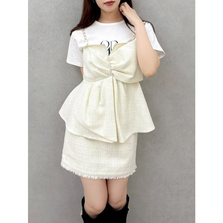 ツイードツイストビスチェ | dazzlin | 詳細画像28 