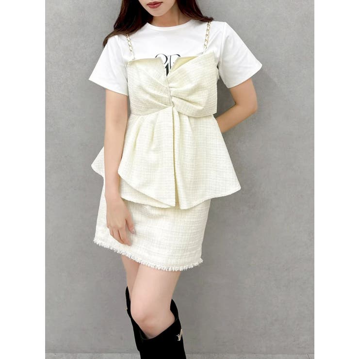 ツイードツイストビスチェ | dazzlin | 詳細画像29 