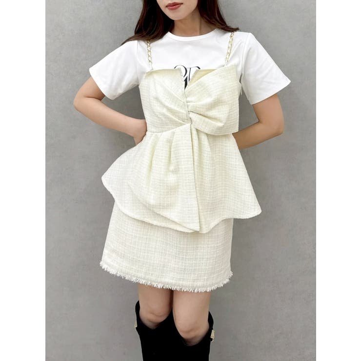 ツイードツイストビスチェ | dazzlin | 詳細画像30 