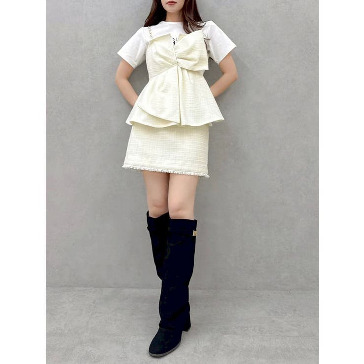 ツイードツイストビスチェ | dazzlin | 詳細画像31 