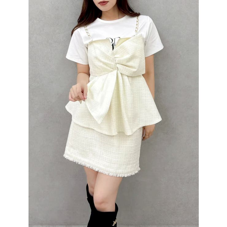 ツイードツイストビスチェ | dazzlin | 詳細画像32 