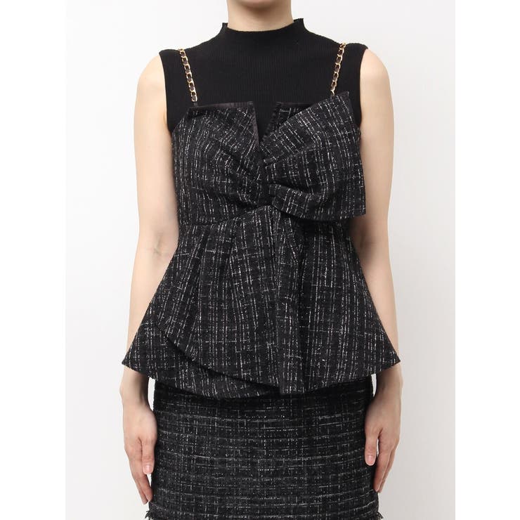 ツイードツイストビスチェ | dazzlin | 詳細画像39 