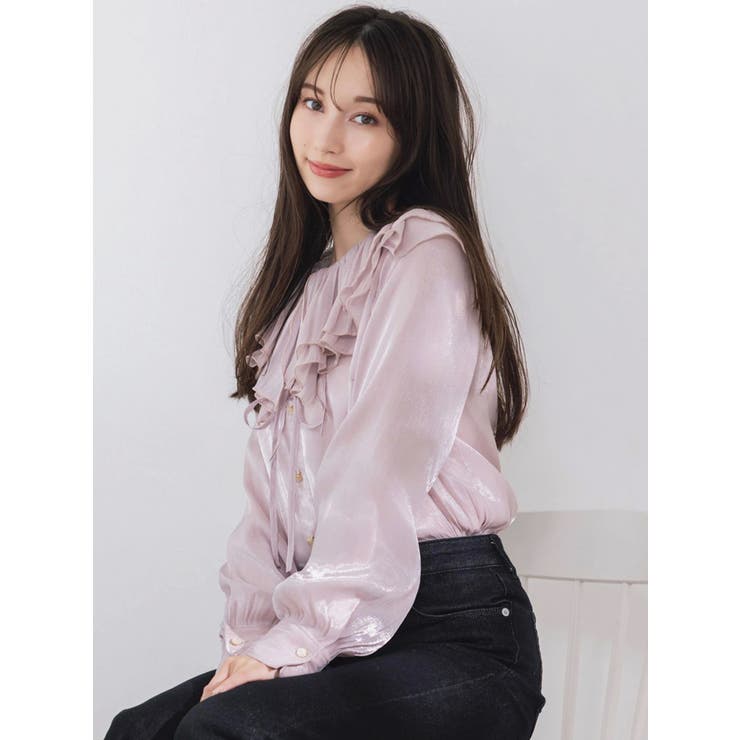 ピエロフリルブラウス | dazzlin | 詳細画像4 