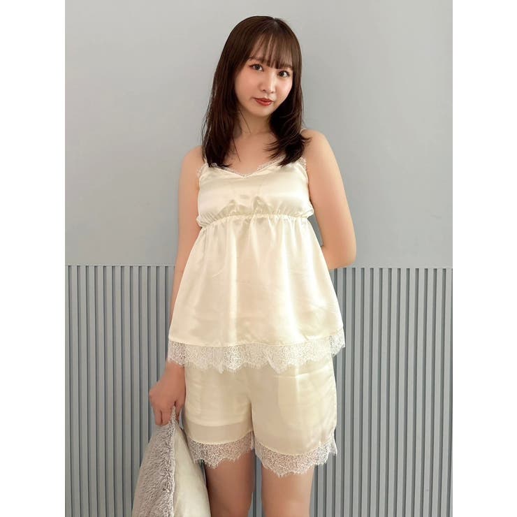 【吉田朱里】シルクカップインキャミソール | dazzlin | 詳細画像16 