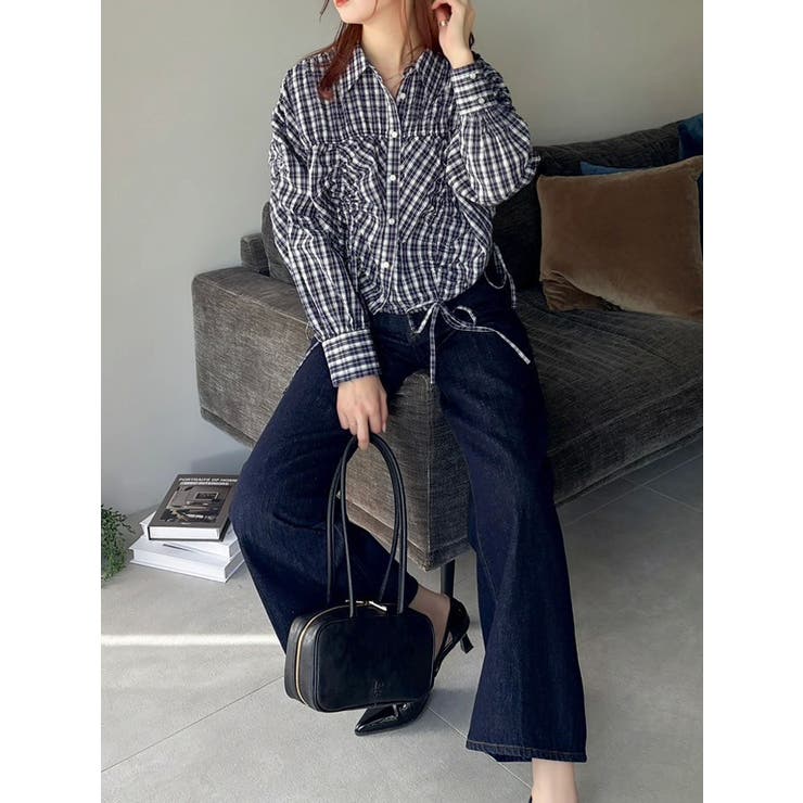 2WAYギャザーシャツブルゾン | dazzlin | 詳細画像16 