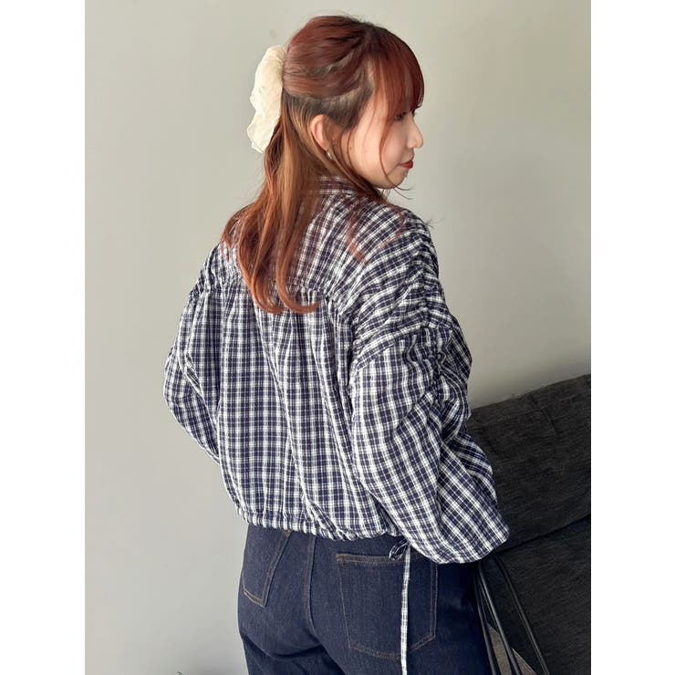 2WAYギャザーシャツブルゾン | dazzlin | 詳細画像19 