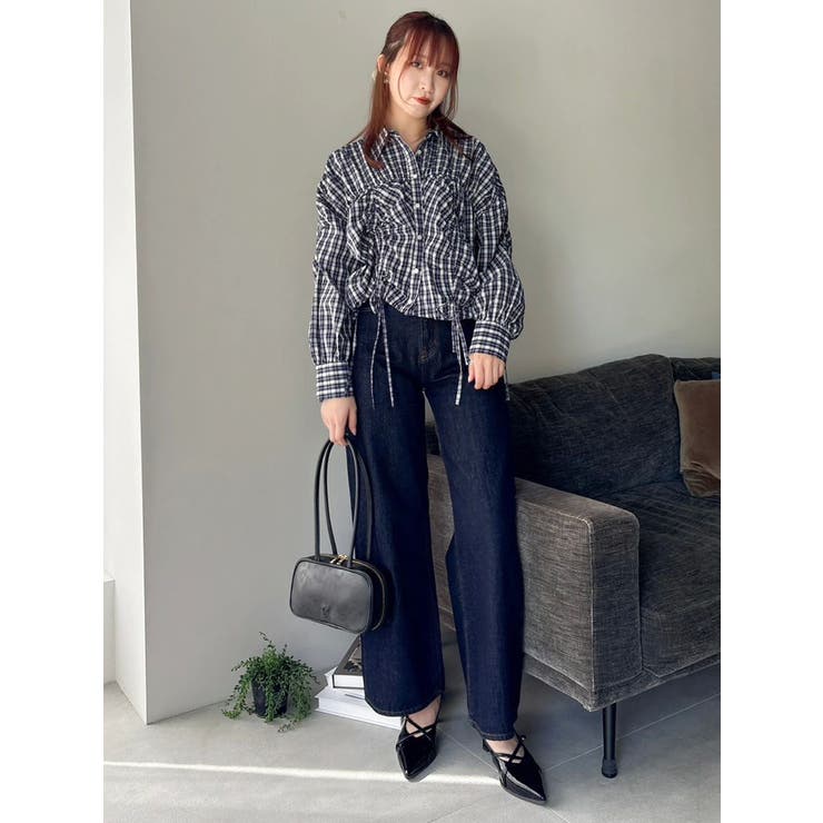 2WAYギャザーシャツブルゾン | dazzlin | 詳細画像21 