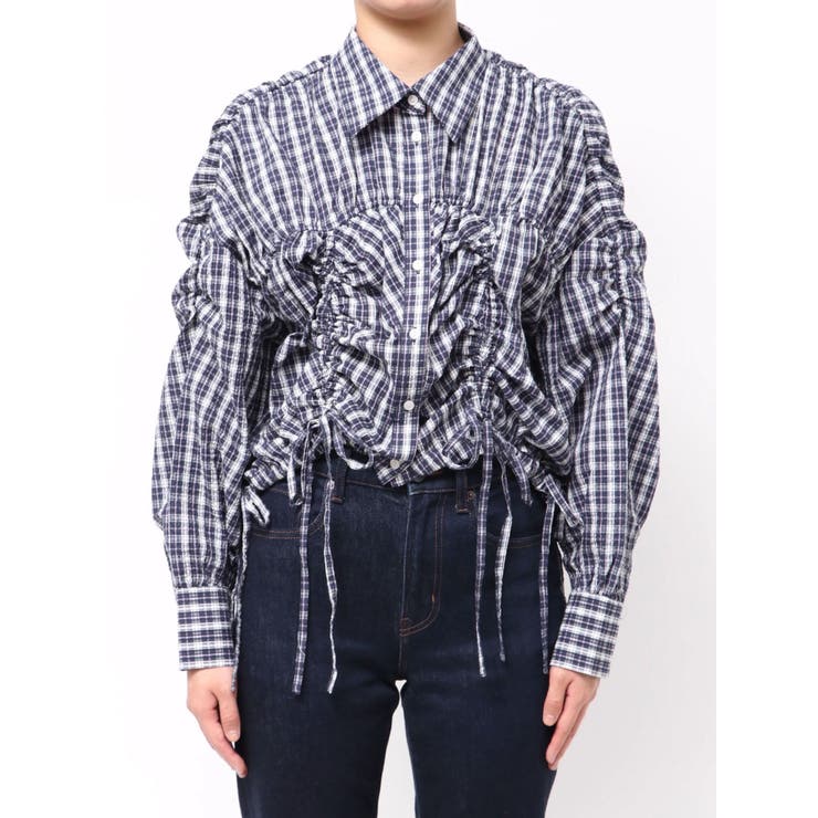 2WAYギャザーシャツブルゾン | dazzlin | 詳細画像30 