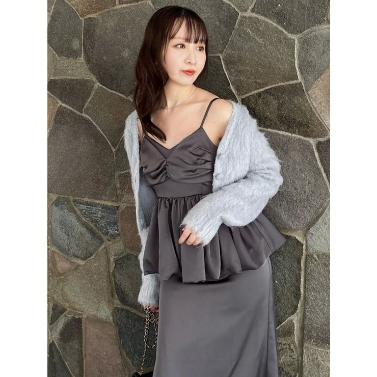 ペプラムギャザーバルーンブラウス | dazzlin | 詳細画像33 