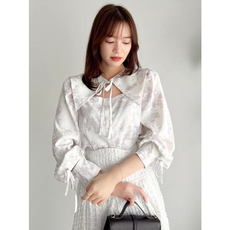 【20周年記念復刻！】オープンリボンブラウス | dazzlin | 詳細画像20 