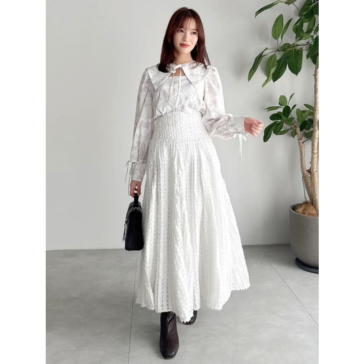 【20周年記念復刻！】オープンリボンブラウス | dazzlin | 詳細画像22 