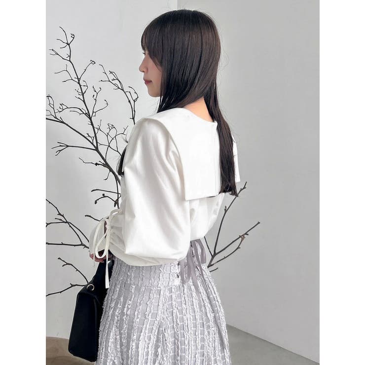 【20周年記念復刻！】オープンリボンブラウス | dazzlin | 詳細画像31 