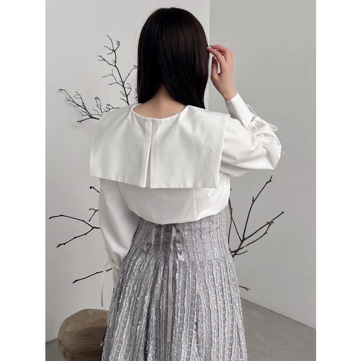 【20周年記念復刻！】オープンリボンブラウス | dazzlin | 詳細画像32 