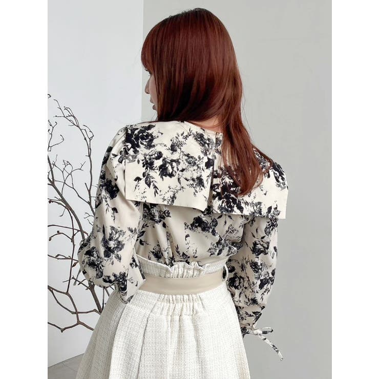 【20周年記念復刻！】オープンリボンブラウス | dazzlin | 詳細画像7 